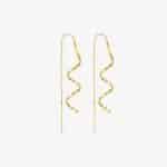 Twist Earrings - 18 karat guldbelagt
