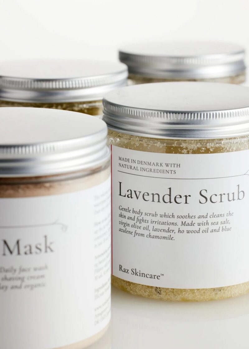Raz skincare Lavender body scrub 200 ml - Billede 3