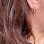 Bastic Mini Hoops - 18 karat guldbelagt