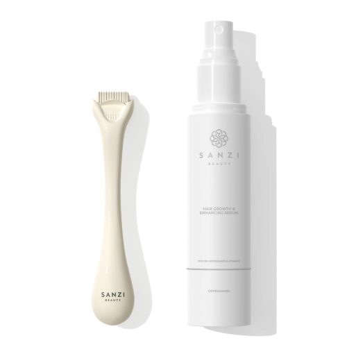 HAIR GROWTH & ENHANCING SERUM + MICRO NEEDLE ROLLER