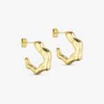 Mindy Mini Hoops - 18 karat guldbelagt