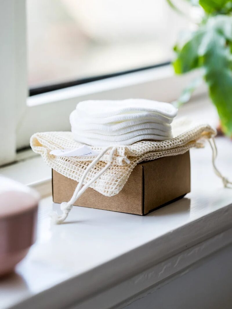 Reusable bamboo cotton pads - 7 pieces - Billede 2
