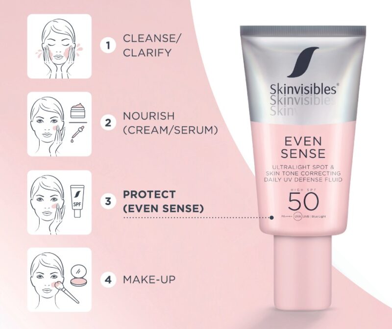 Skinvisibles Even Sense SPF50 - 50ml - Billede 2