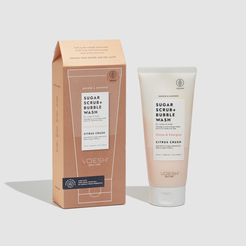 Scalp & body sugar scrub – Citrus Crush 210 g