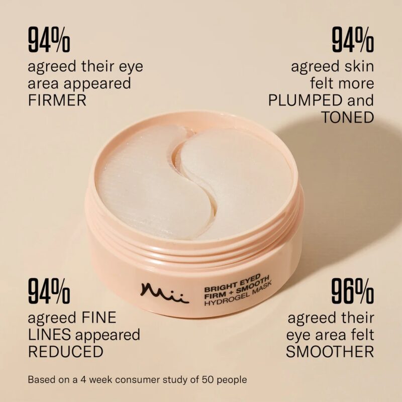 Bright eyed smooth+firm& revive+refresh hydrogel mask - Billede 8