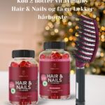 Køb 2 bøtter af Hair&nails Christmas edition og få en lækker hårbørste