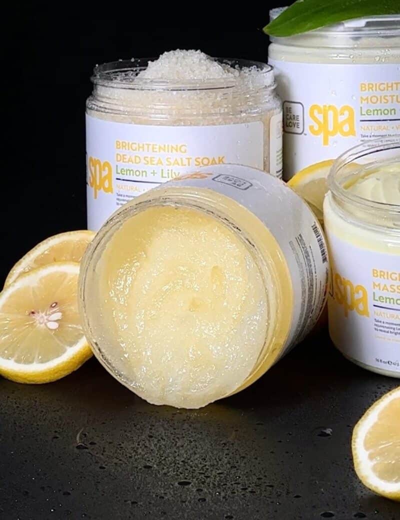 BRIGHTENING SUGAR SCRUB - CITRON+LILJE - 454 ML