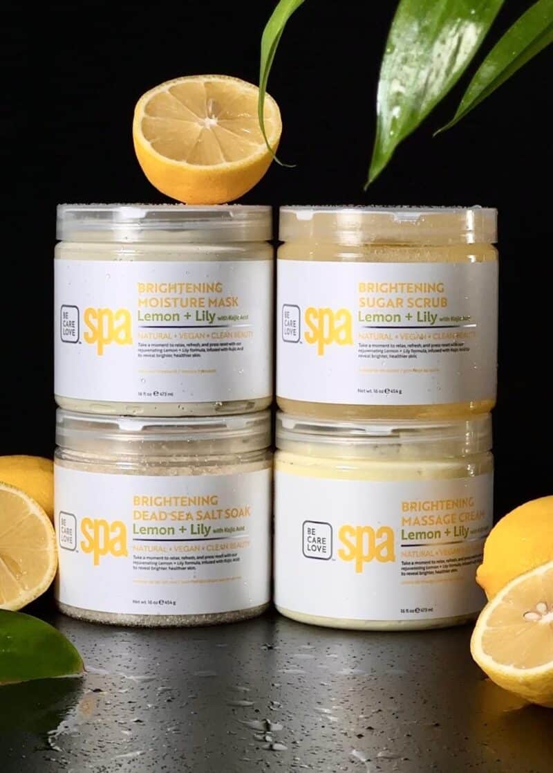 BRIGHTENING SUGAR SCRUB - CITRON+LILJE - 454 ML - Billede 2