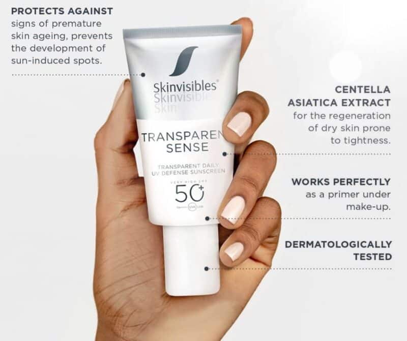 Skinvisibles Transparent Sense SPF50+ - 50ml - Billede 4