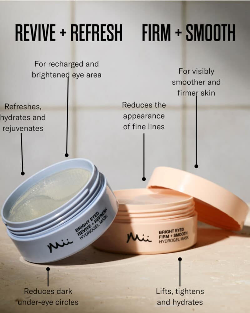 Bright eyed smooth+firm& revive+refresh hydrogel mask - Billede 3
