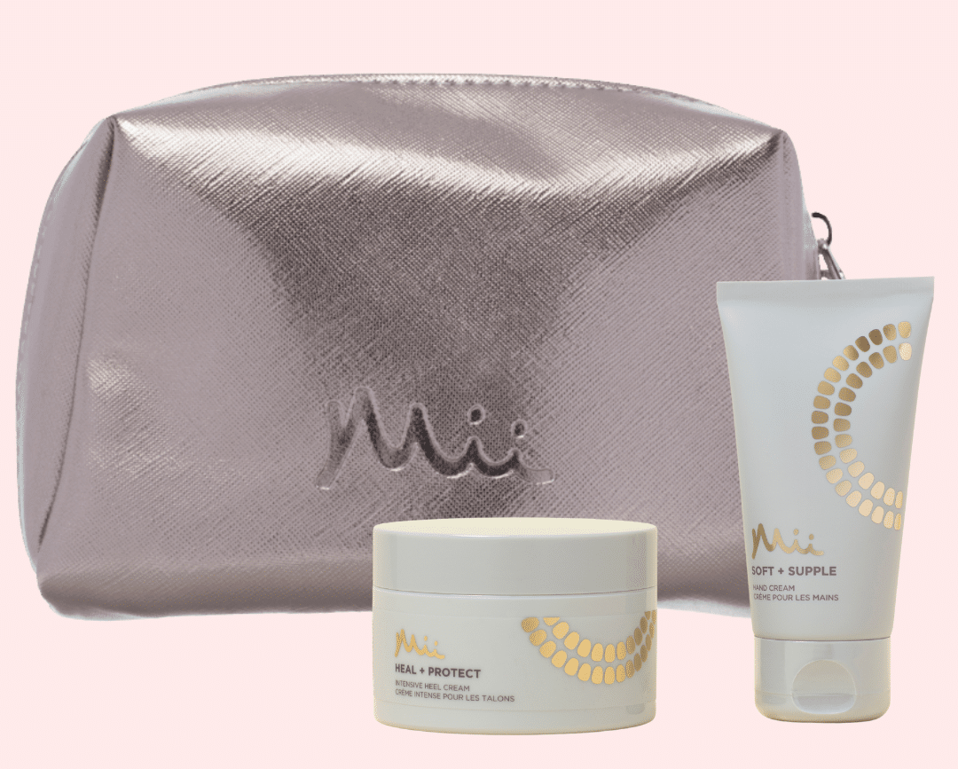 Soft + Supple 50ml, Heal + Protect 100mlog få en gratis makeup-pung